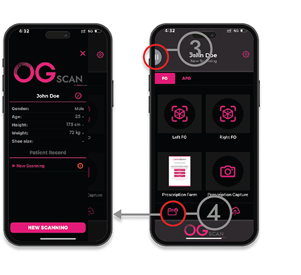 Scan Foot Data